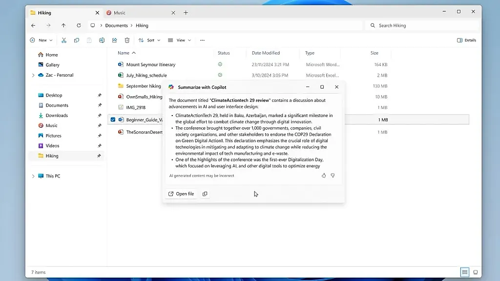 Windows 11: AI в Проводнике – помощь или помеха?