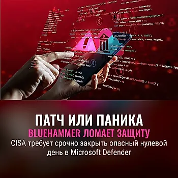 CISA требует срочного патча BlueHammer