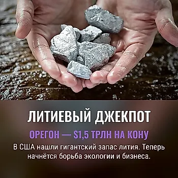 Огромные запасы лития найдены в Орегоне: США получат шанс вырваться вперед?