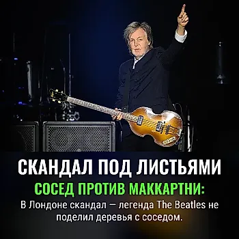 Сад Маккартни стал яблоком раздора