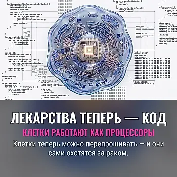 Учёные научились программировать клетки как процессоры