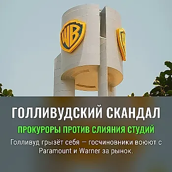 Генпрокуроры штатов судятся с Paramount и Warner Bros. Discovery, чтобы заблокировать их слияние