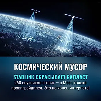 260 Starlink satellites deorbiting: nothing to worry about