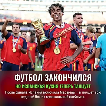 75 песен к победе: что слушает Испания после ЧМ