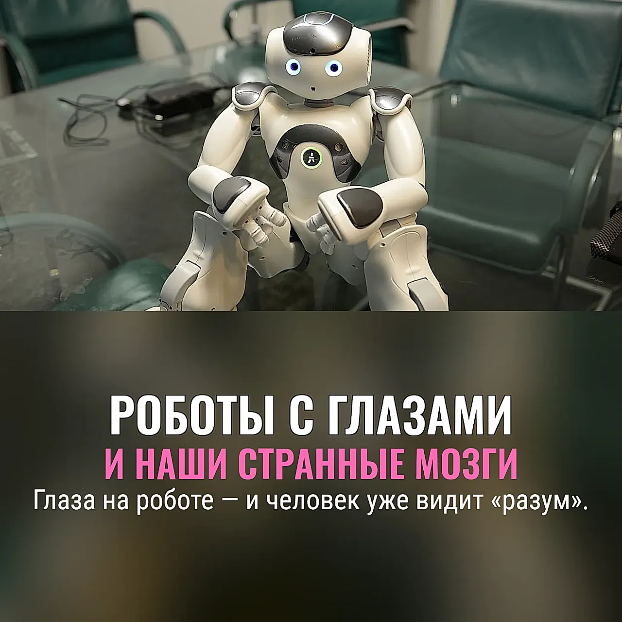 Глаза робота и человеческий мозг