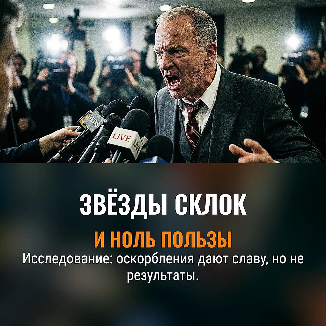 Политики на оскорблениях