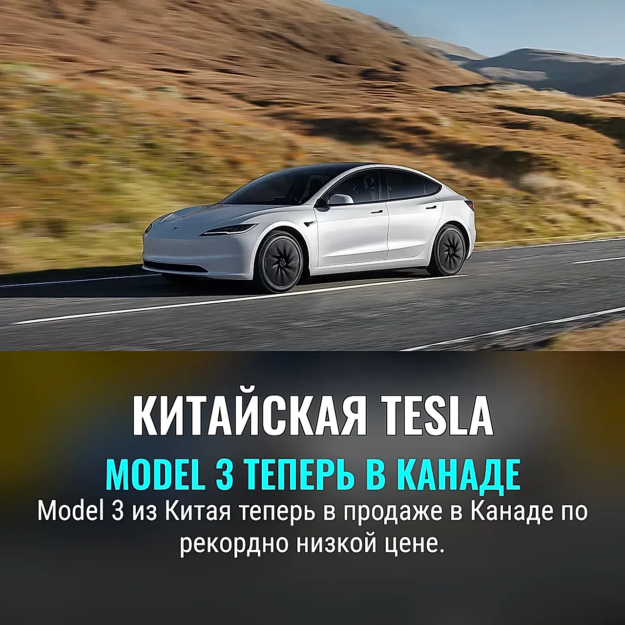 Tesla начинает продажи китайских Model 3 в Канаде по самой низкой цене за всю историю