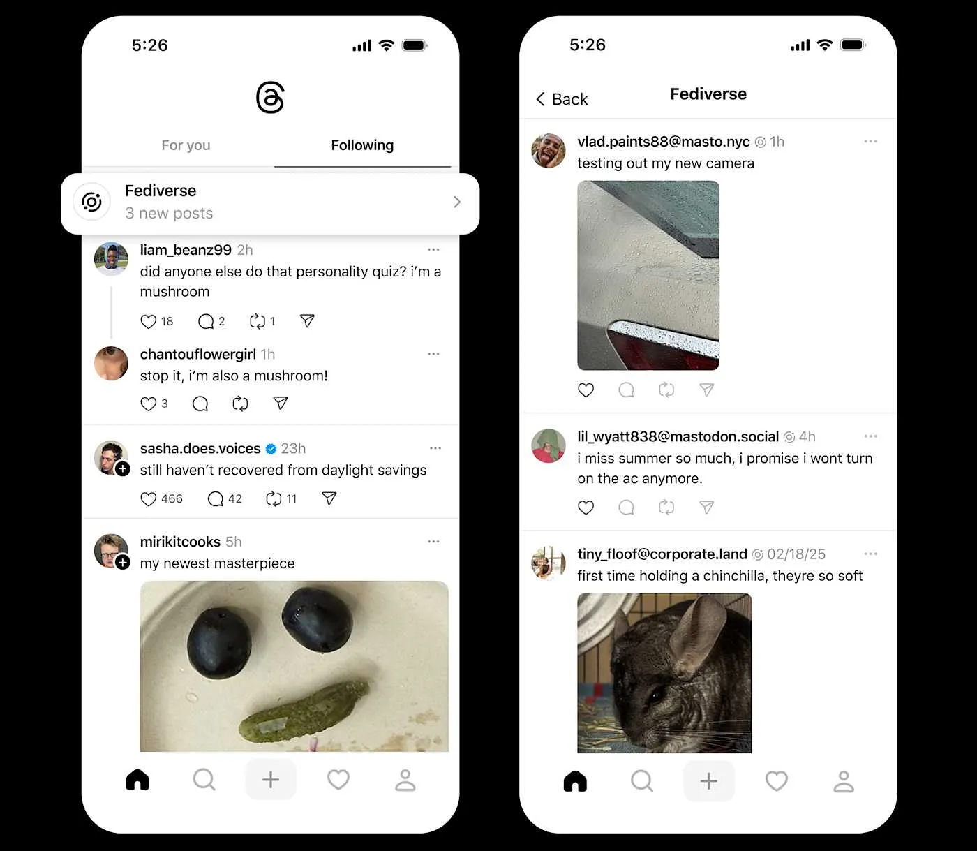 Threads запустил новую ленту контента для федиверса