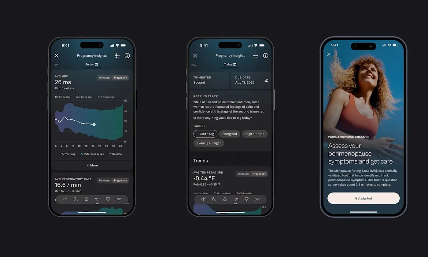 Oura запускает новые фишки для беременности и перименопаузы