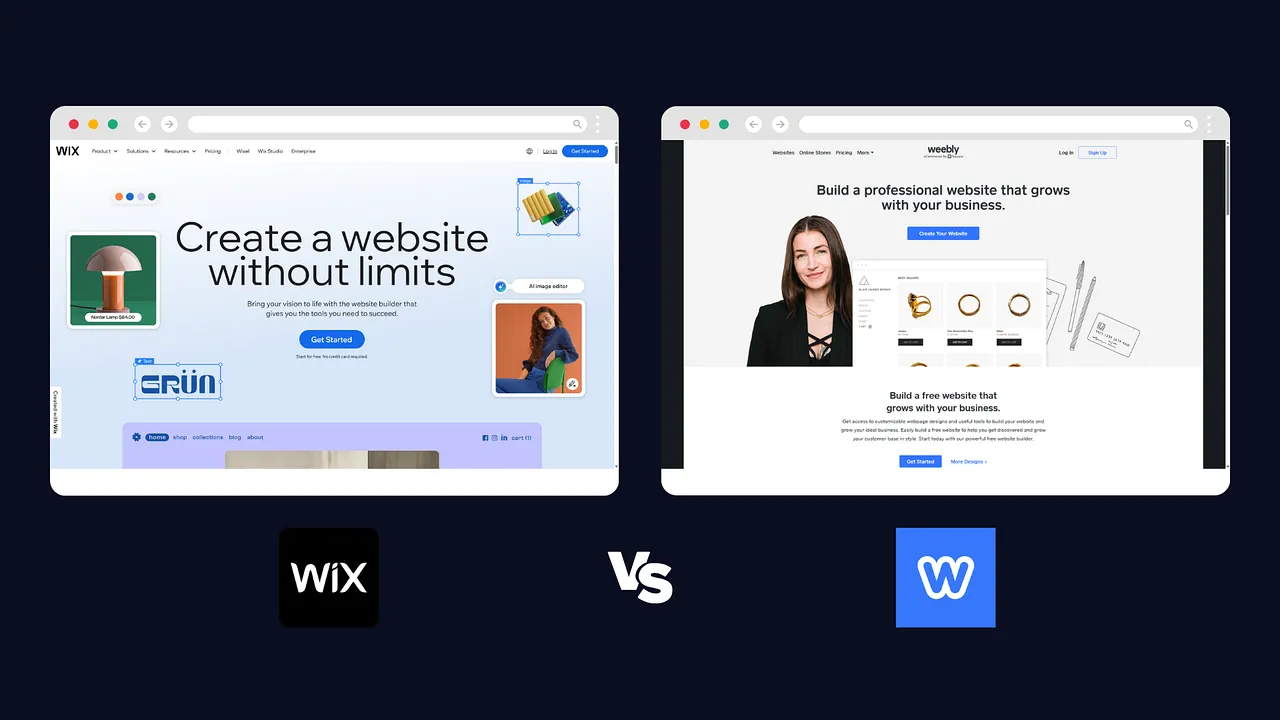 Сравнение Wix и Weebly: создатели сайтов лицом к лицу в 2025