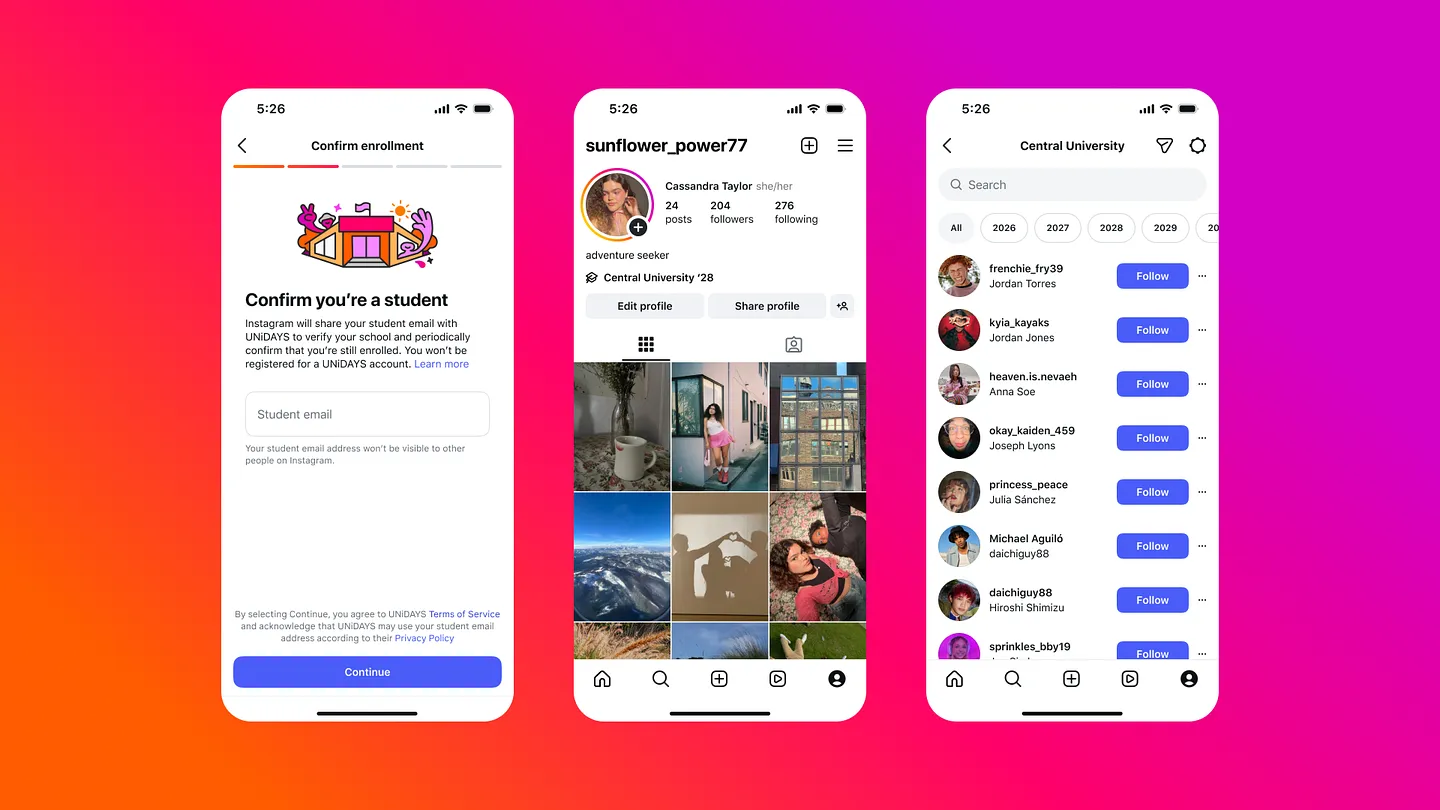 Instagram открыл студенческий уголок: теперь ты совсем среди своих