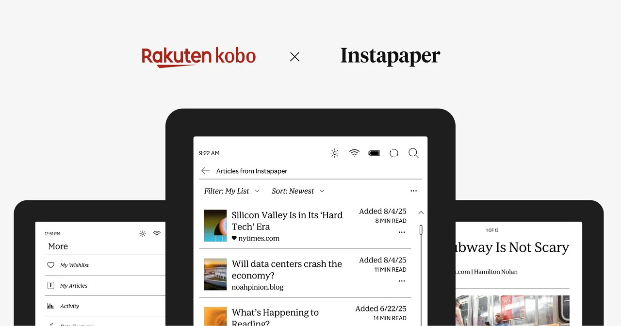 Kobo меняет Pocket на Instapaper: эпоха перемен для любителей электронных книг