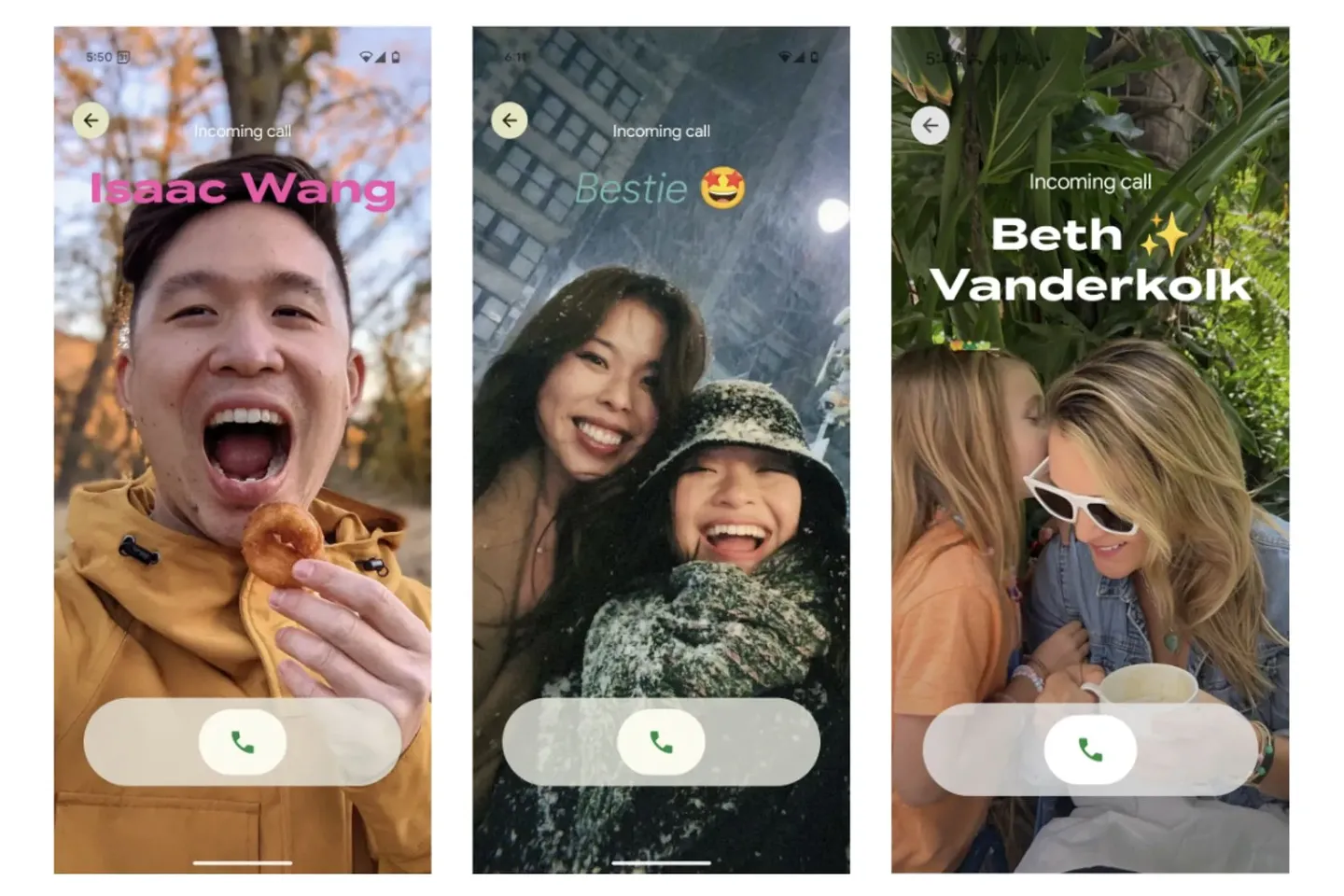 Google внедряет 'Calling Cards' в Phone App