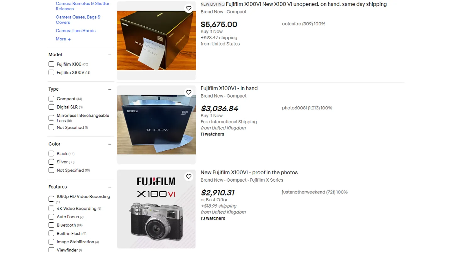 Где купить Fujifilm X100VI: текущие сроки доставки и лучшие ритейлеры