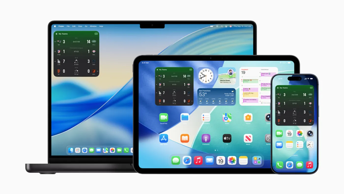 Виджеты в Apple Sports: всё для фанатов спорта