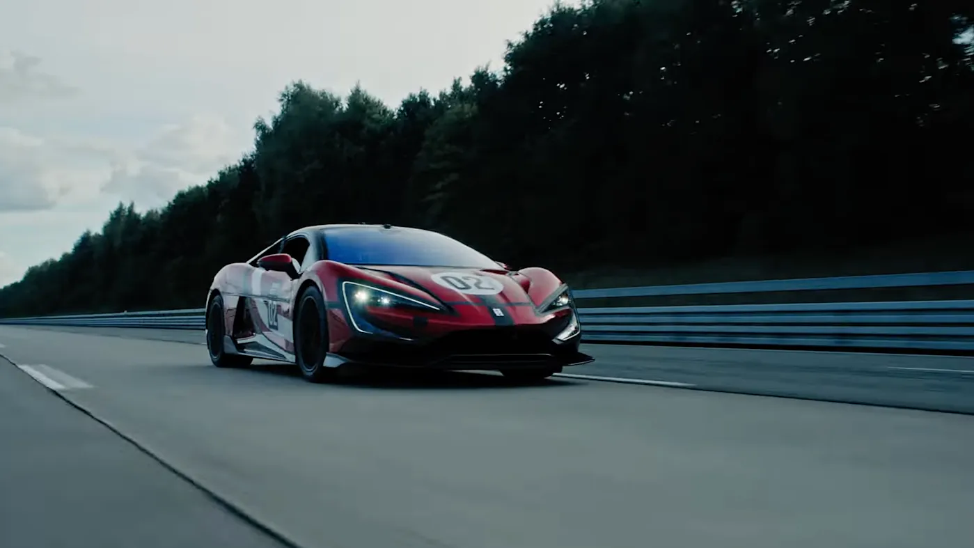 Электрогиперкар BYD побил рекорд скорости Bugatti