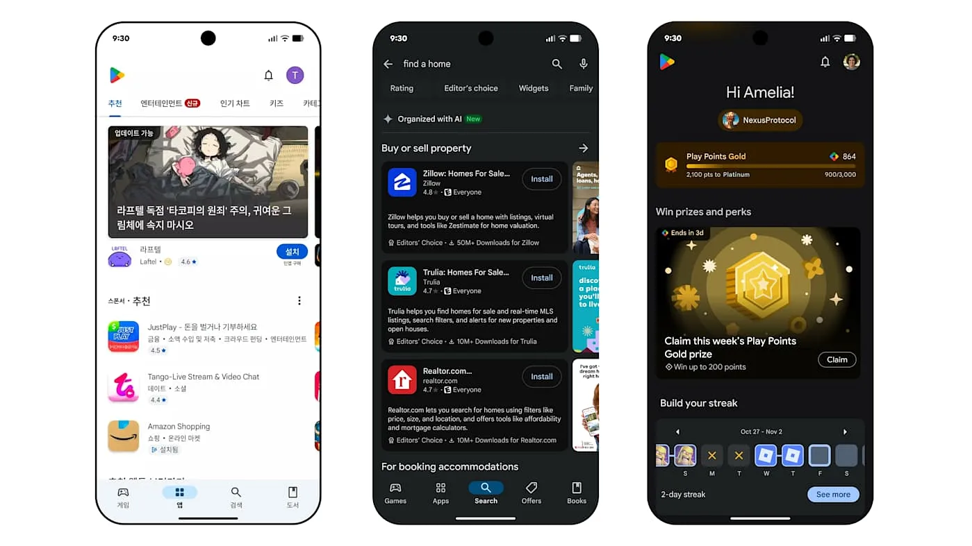Google Play превращается в TikTok с K-дорамами и AI