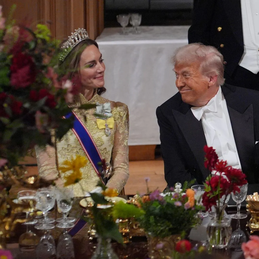 Почему Кейт Миддлтон развеселила Дональда Трампа на банкете