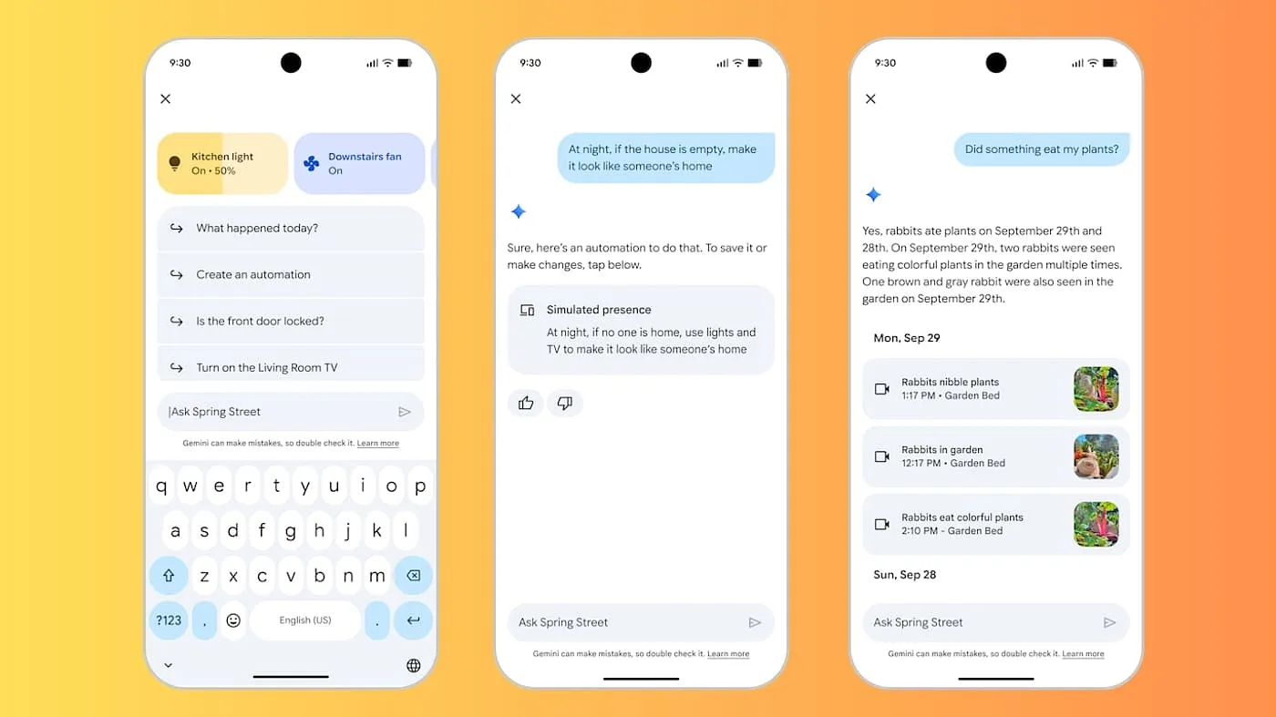 Google обновляет приложение для умного дома с Gemini