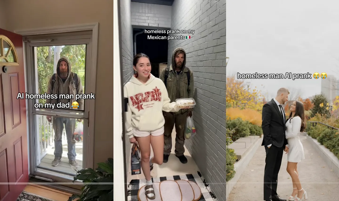AI-пранки с "бездомными": новая опасная мода TikTok