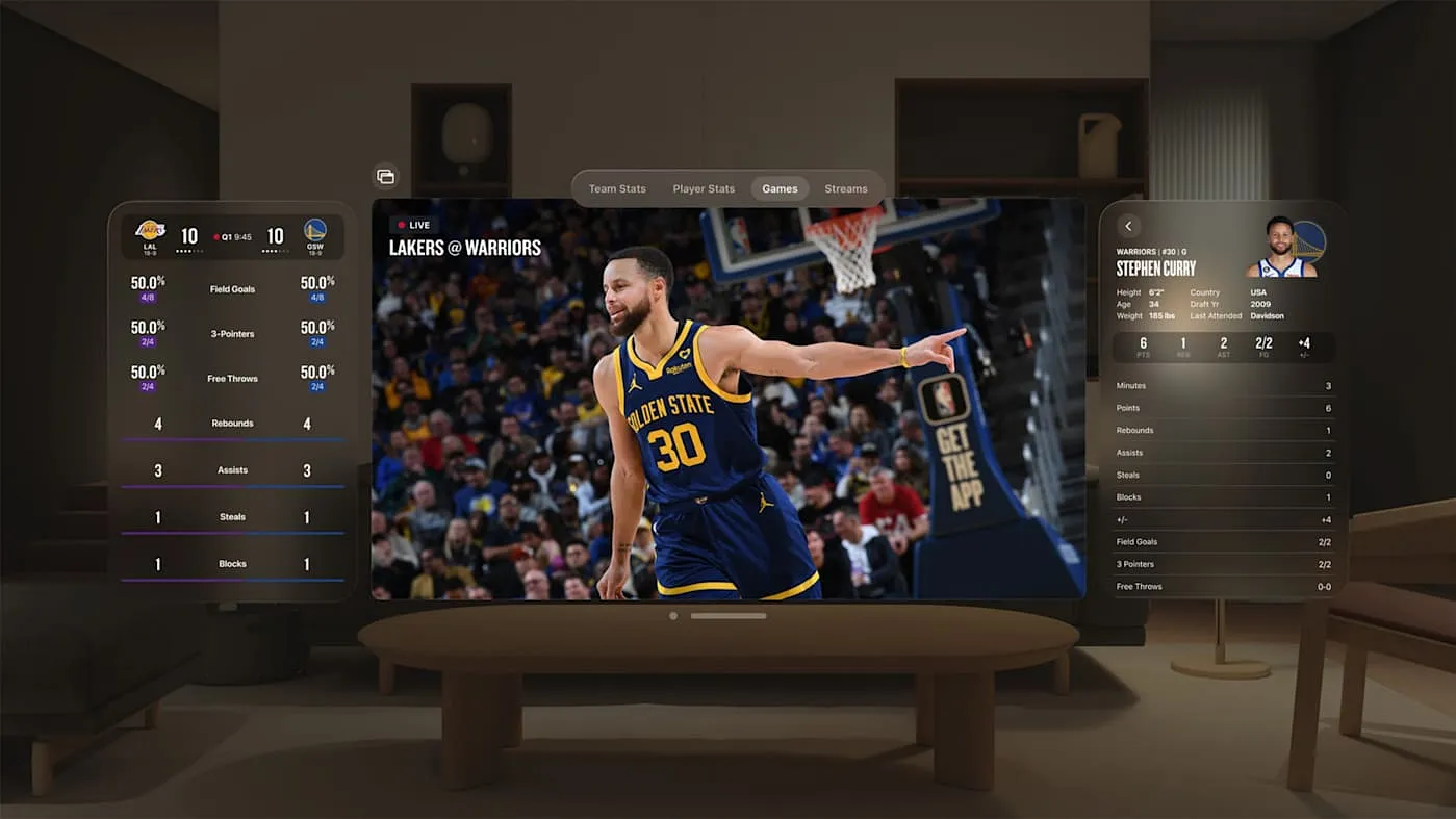 Apple пустит Lakers в "очки будущего": NBA залетает в Vision Pro