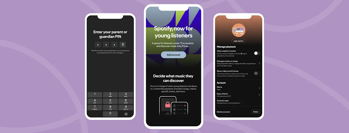 Spotify представила управляемые аккаунты для детей