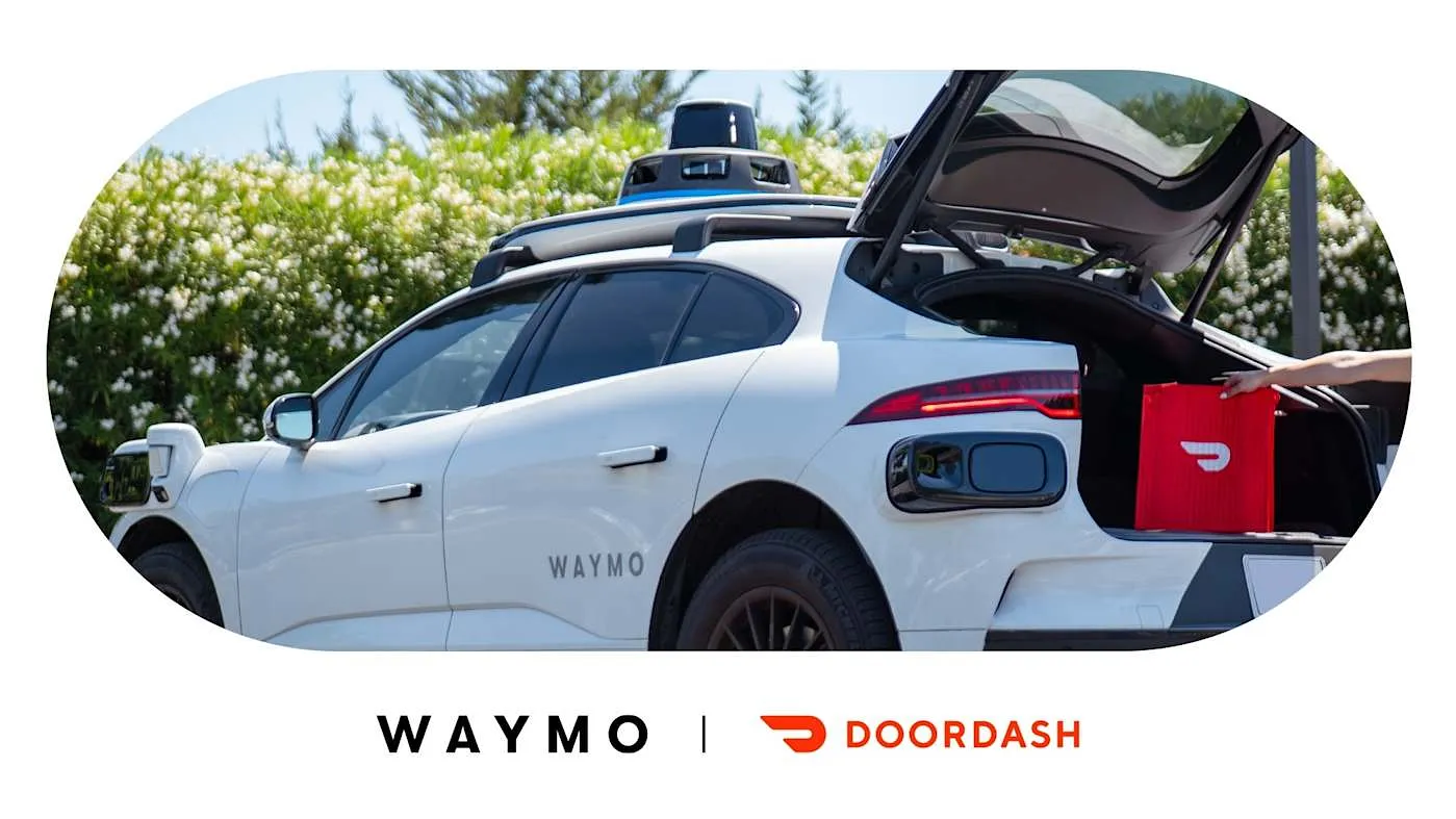 Waymo теперь развозит заказы DoorDash в Финиксе