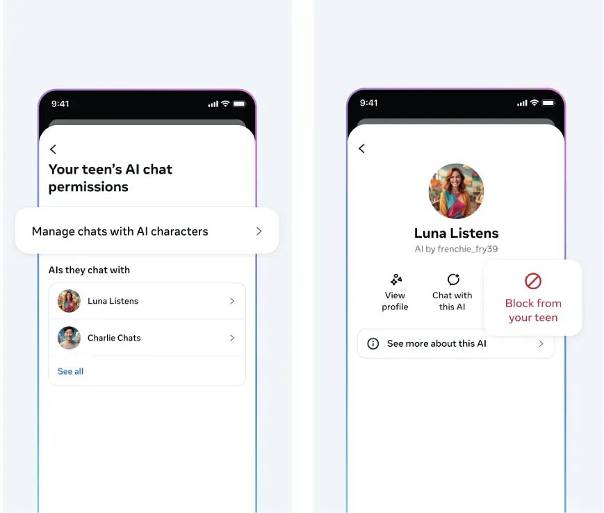 Родительский контроль для ИИ-подростков: Meta воспитывает чат-ботов и пользователей