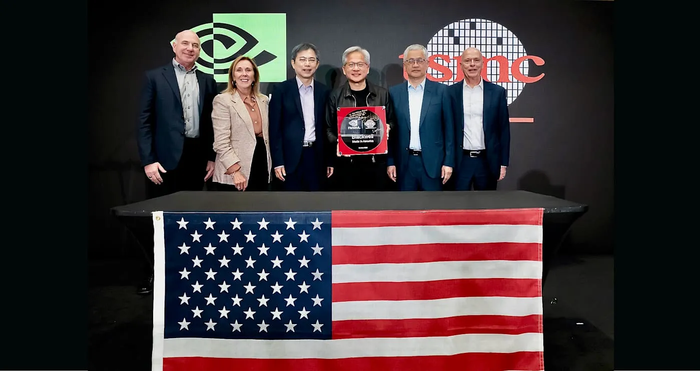 NVIDIA запускает производство первых чипов Blackwell в США