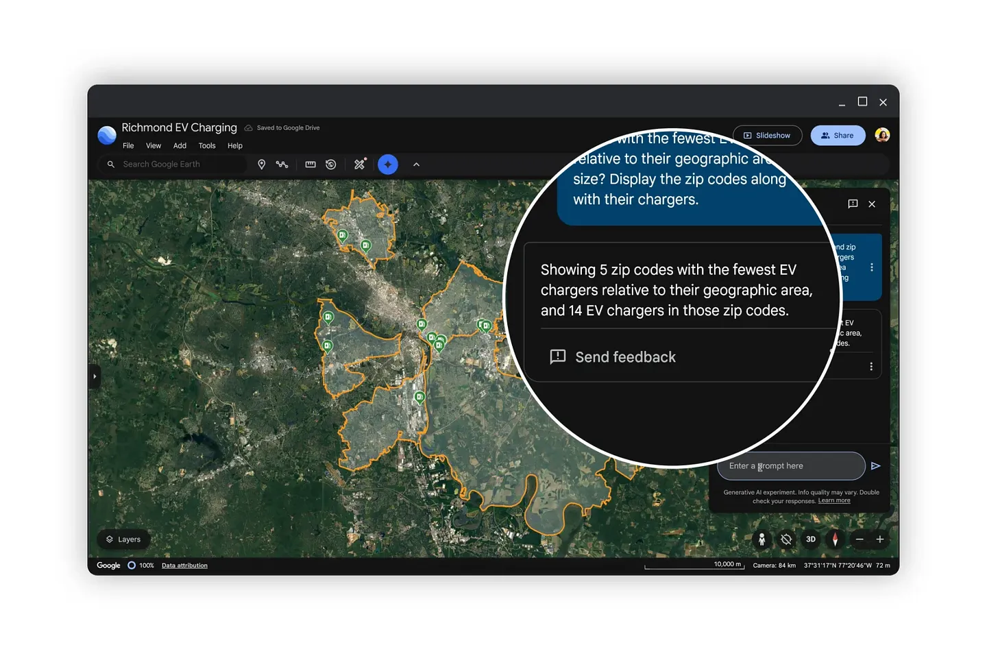 Google расширяет ИИ-функции Google Earth