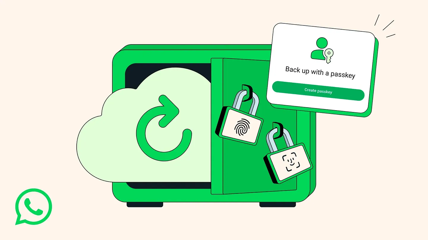 WhatsApp переходит на ключи доступа для чатов и резервных копий
