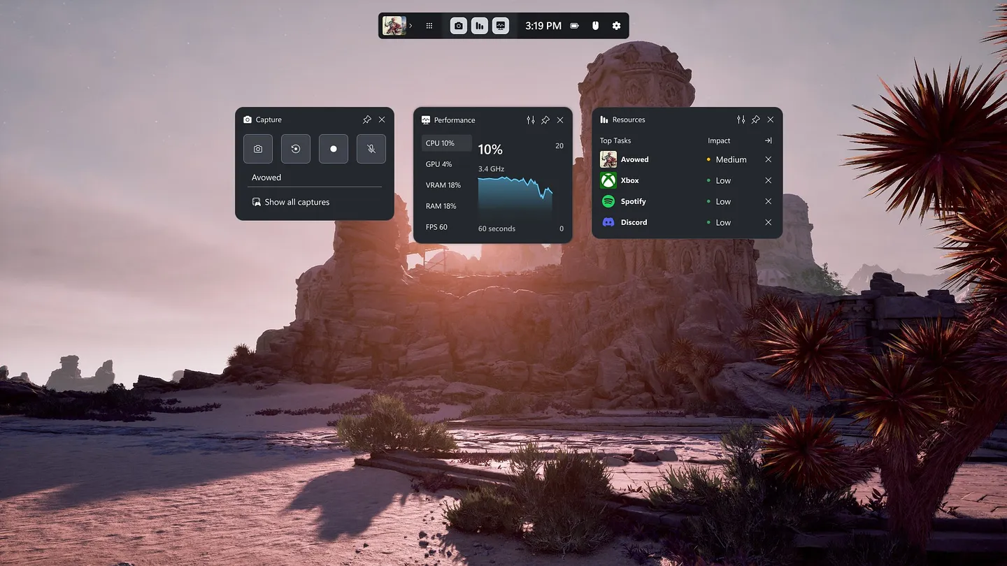 Windows 11: Игровая панель обновилась и стала ярче
