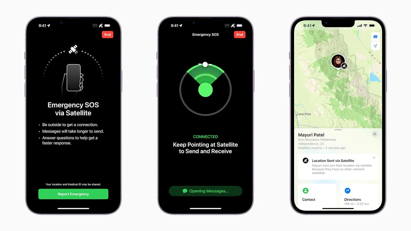 Apple расширяет спутниковые возможности iPhone