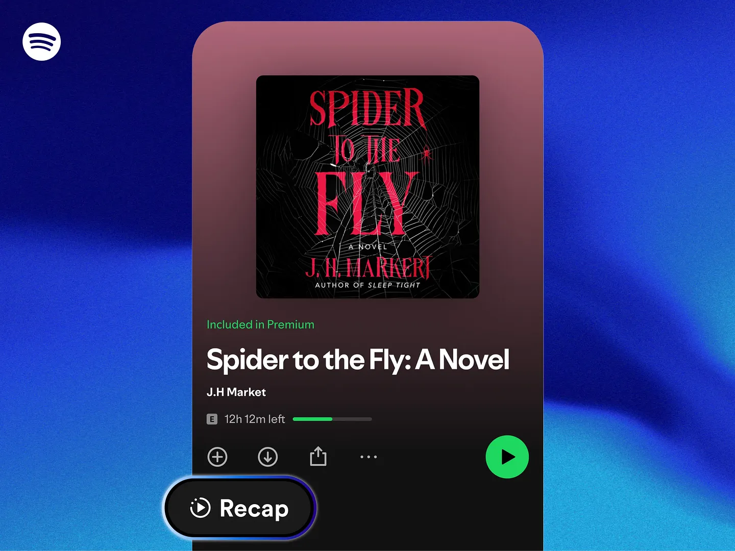 Spotify добавил Recaps для аудиокниг с помощью ИИ