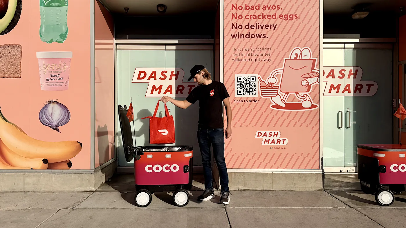 Роботизированная доставка DoorDash добирается до Майами