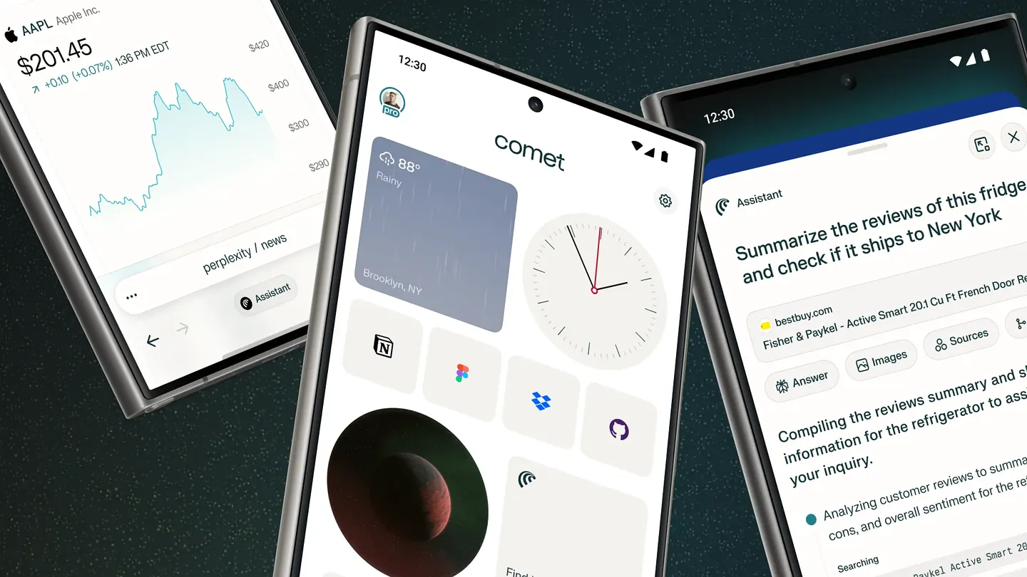 Perplexity выпустила ИИ-браузер Comet для Android