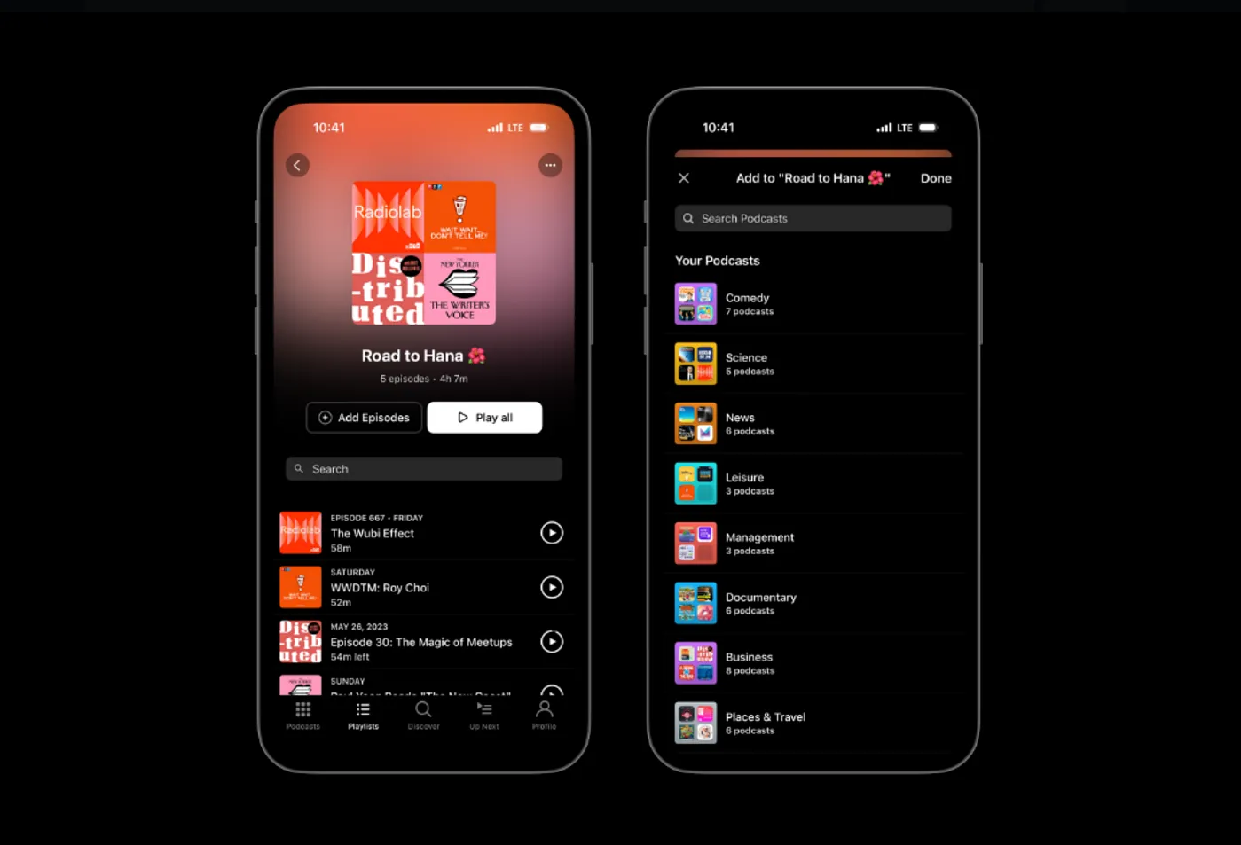 Pocket Casts запускает плейлисты для управления подкастами