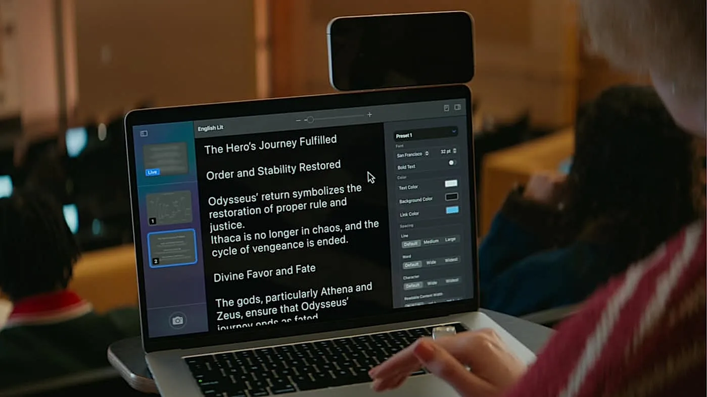 Как использовать лупу Magnifier на MacBook для увеличения текста
