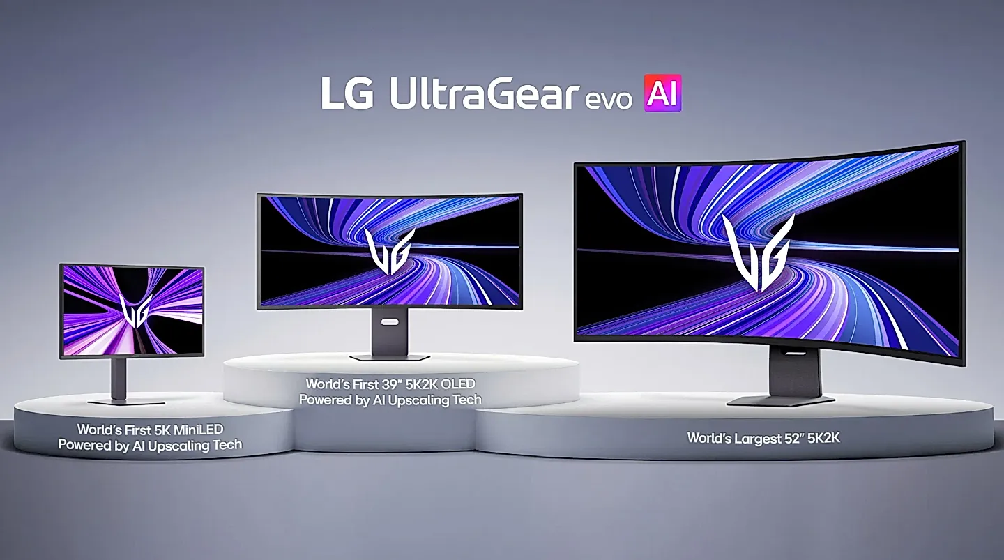 LG представила мониторы UltraGear evo с ИИ-апскейлингом