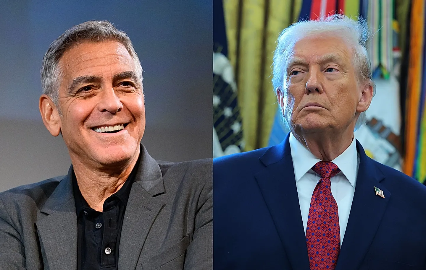 Клуни и Трамп сцепились из-за Франции