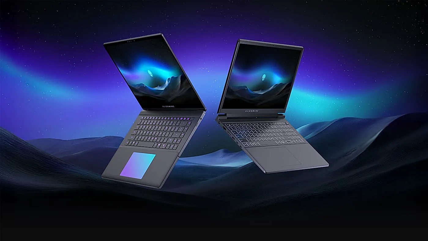Alienware анонсирует новые ноутбуки на CES 2026