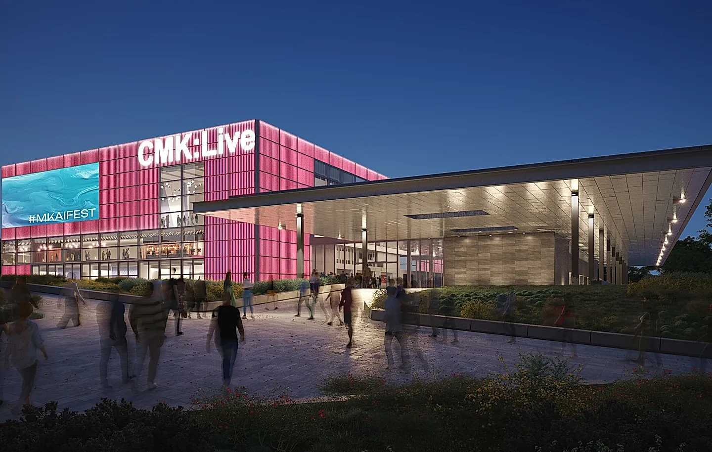 Новый зал за £76 млн в Milton Keynes