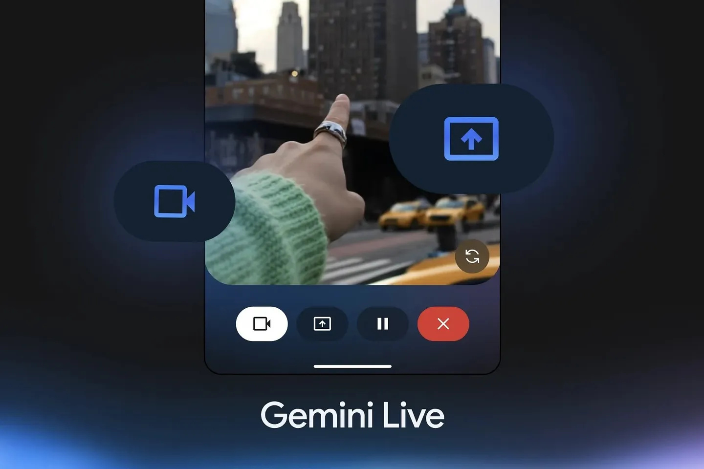 Gemini Live запустил функцию совместного использования экрана на Pixel 9 и Galaxy S25