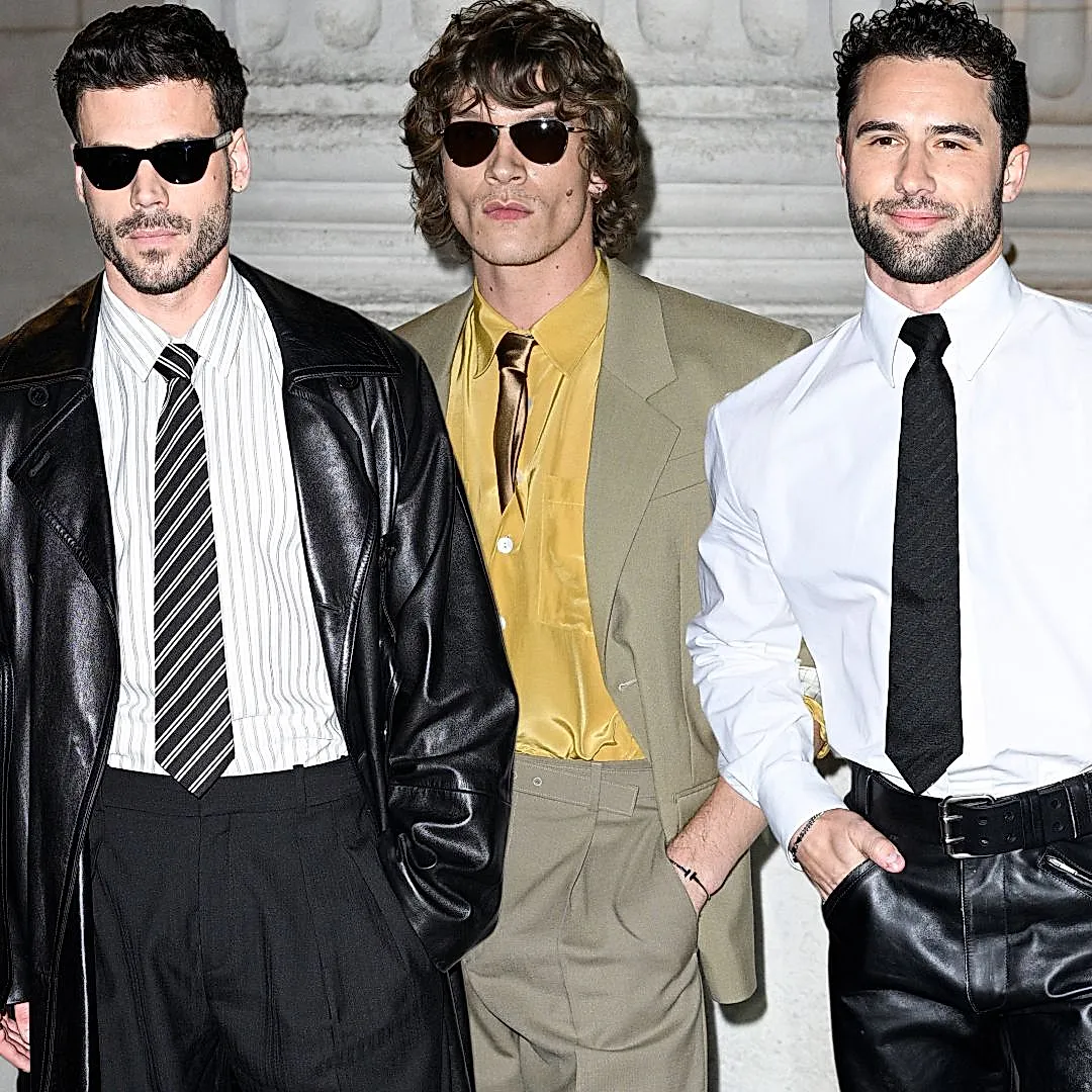 Главные звёзды «Heated Rivalry» удивляют на показе Saint Laurent