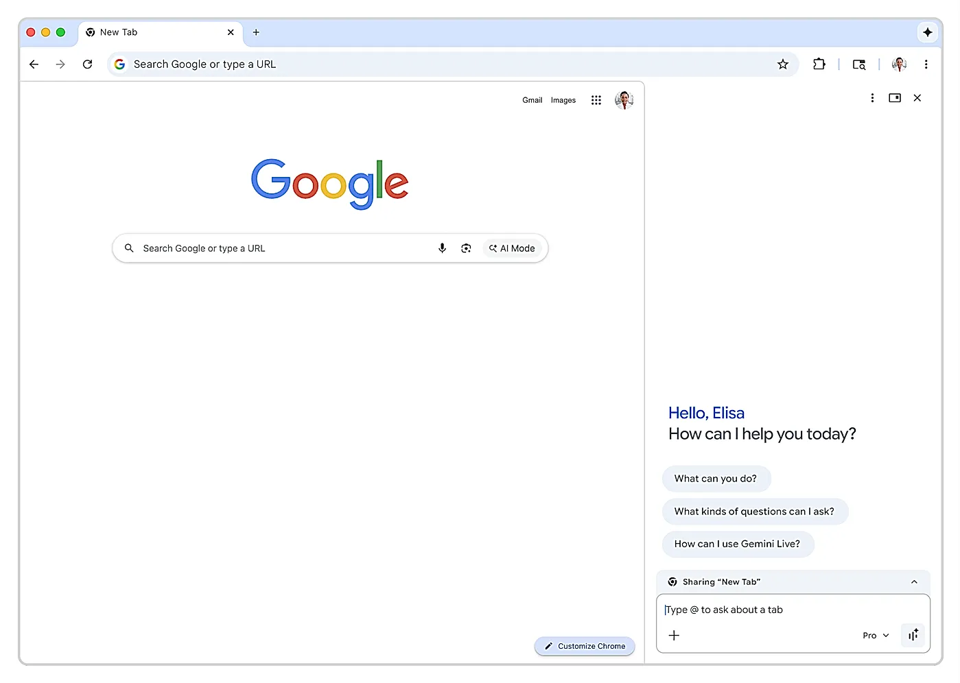 Google встраивает Nano Banana в Chrome