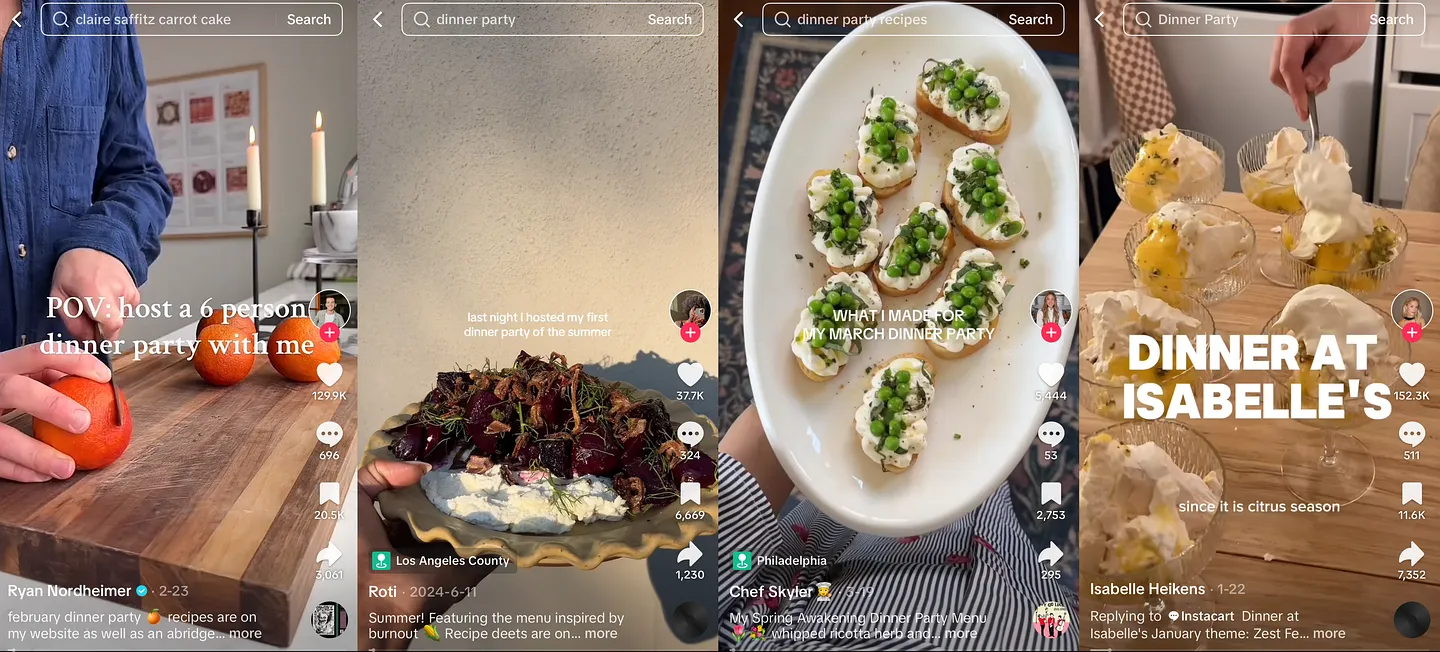 Когда званые ужины становятся индикатором рецессии