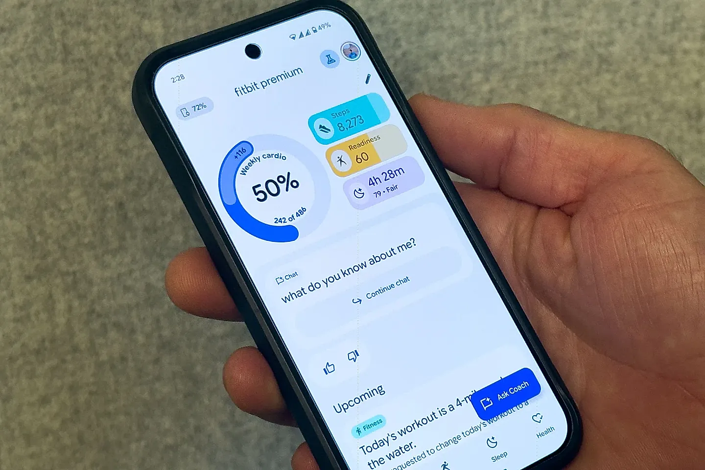 Fitbit открывает ИИ‑коуча