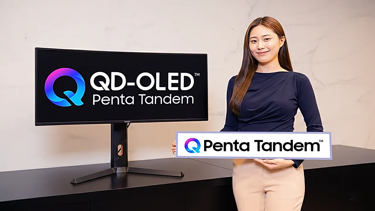 Samsung выводит Tandem OLED на мониторы