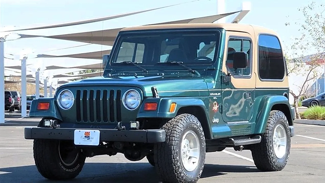 Редкий Jeep Wrangler TJ с минимальным пробегом
