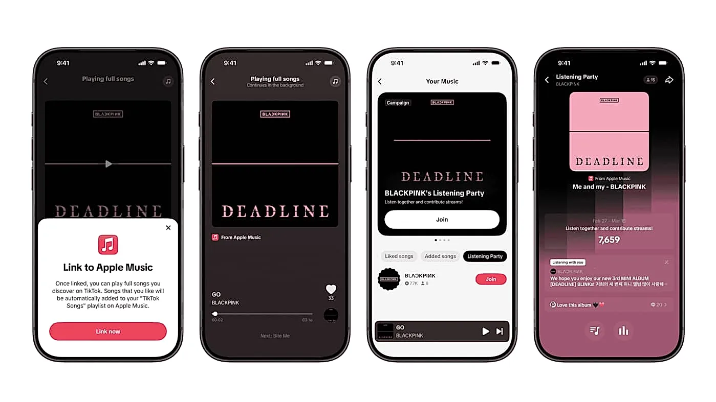 TikTok прикручивает Apple Music